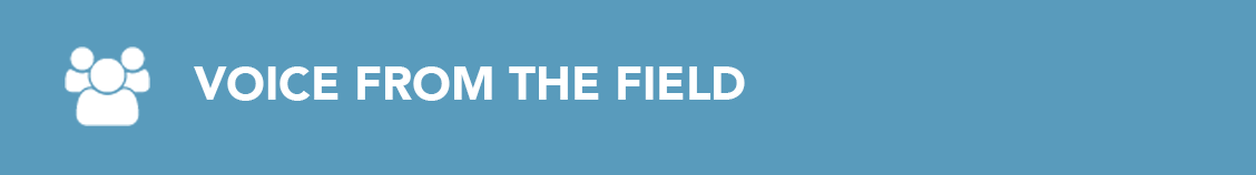 VOICE FROM THE FIELD
